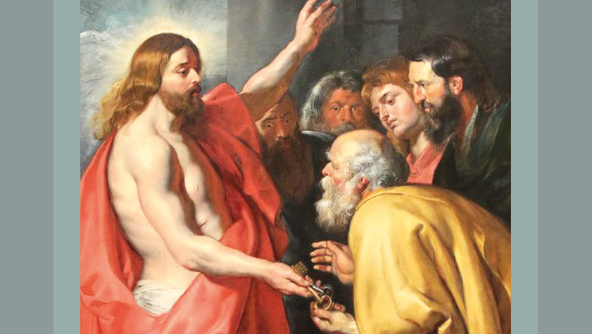 Gesù consegna le chiavi a Pietro