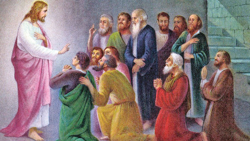 Gesù parla agli apostoli