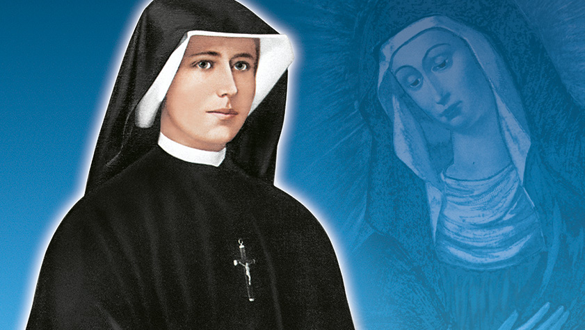 Santa Faustina Kowalska e la beata Vergine Maria