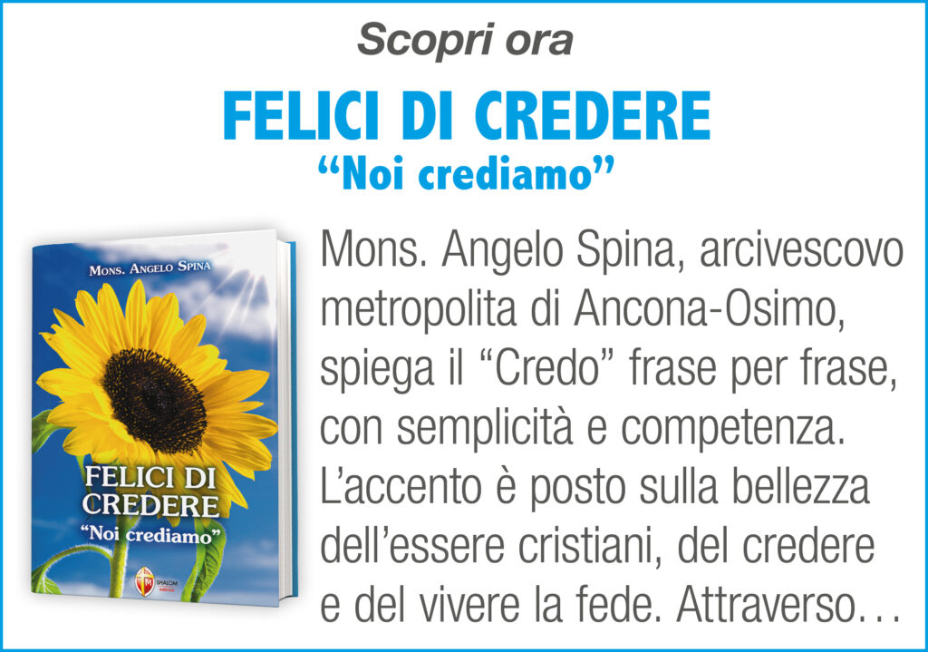 Pubblicità libro "Felici di credere"