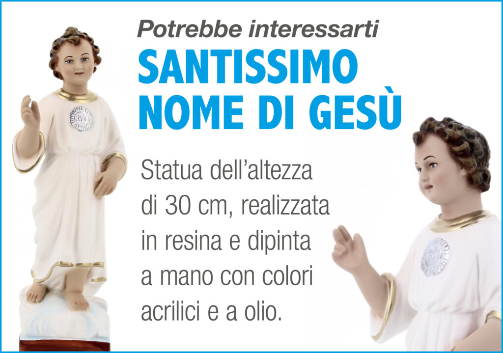 Statua Santissimo nome di Gesù - Editrice Shalom